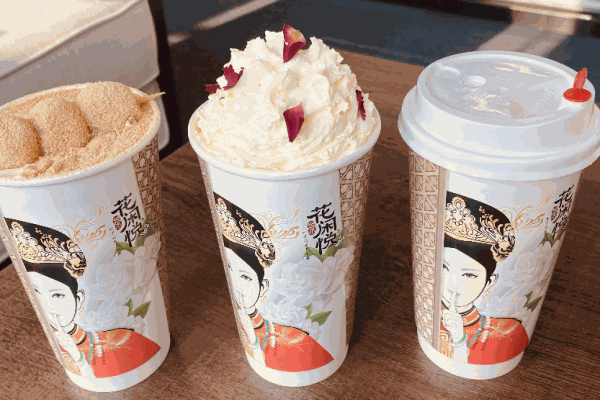 花闲悦茶产品 门店图片