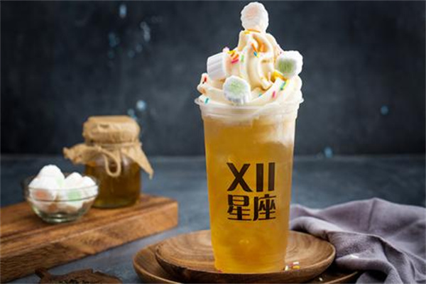 十二星座奶茶产品 门店图片