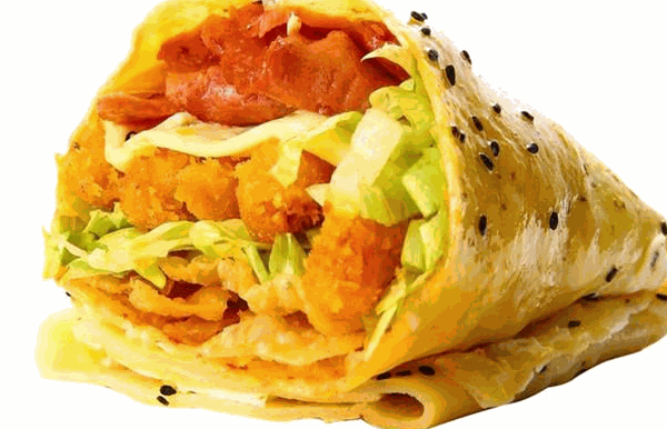 吴小糖沙拉煎饼