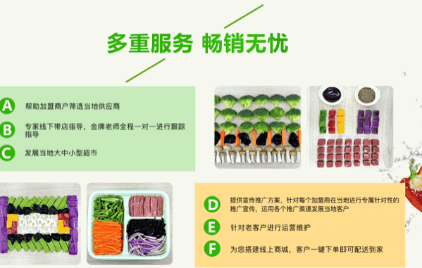 挨着家蔬菜半成品加盟