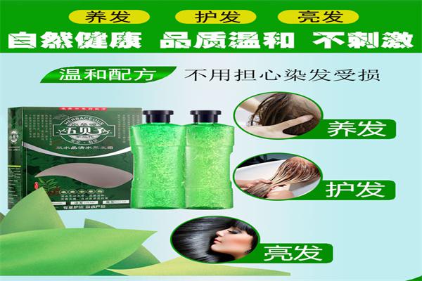 五贝子染发剂产品 门店图片
