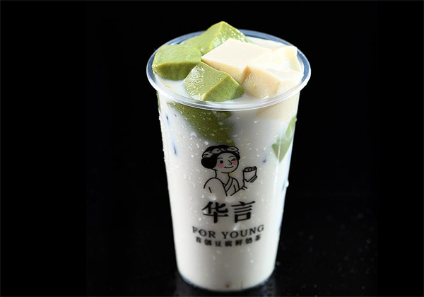 华言豆腐鲜奶茶