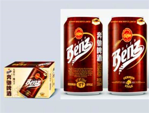 奔驰啤酒产品 门店图片