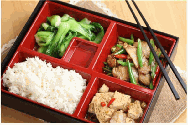 黄美食中式快餐