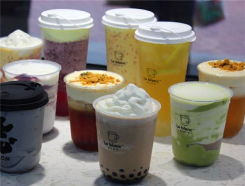 留白时间奶茶产品 门店图片