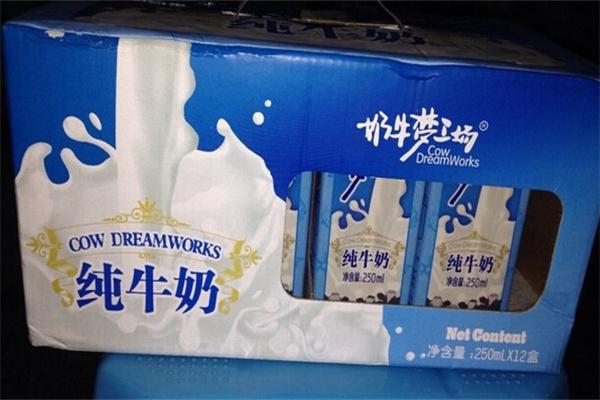 奶牛梦工厂牛奶产品 门店图片