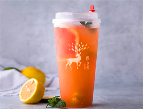 鹿与茶奶茶产品 门店图片