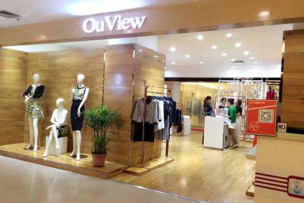 欧维女装产品 门店图片