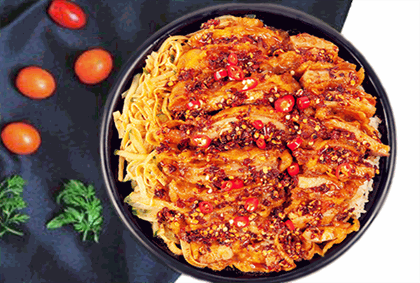蓝小侠烤肉拌饭产品 门店图片