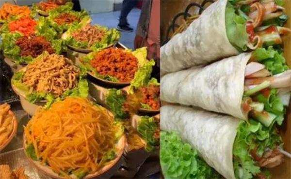 功夫卷饼摆摊产品 门店图片