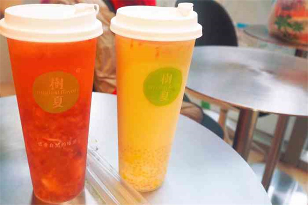 树夏奶茶产品 门店图片
