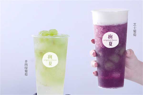 树夏奶茶产品 门店图片