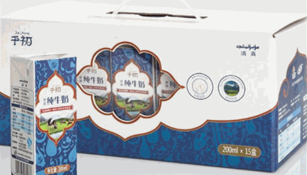 千初牛奶产品 门店图片