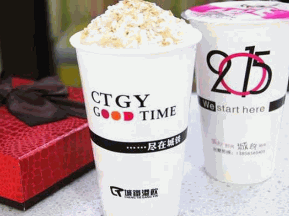城铁港饮奶茶产品 门店图片
