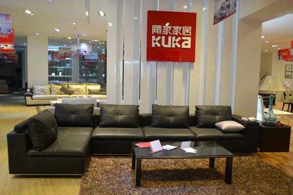 顾家家居沙发产品 门店图片