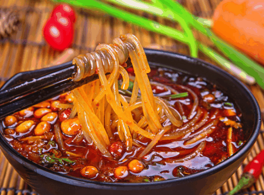 大嘴巴鱿鱼酸辣粉