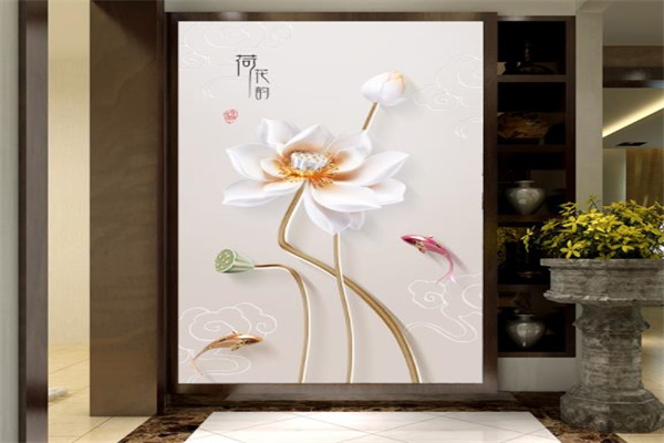 广欧壁画背景墙产品 门店图片