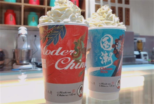 国潮奶茶产品 门店图片