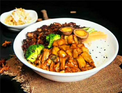 妹涵黄焖鸡米饭产品 门店图片