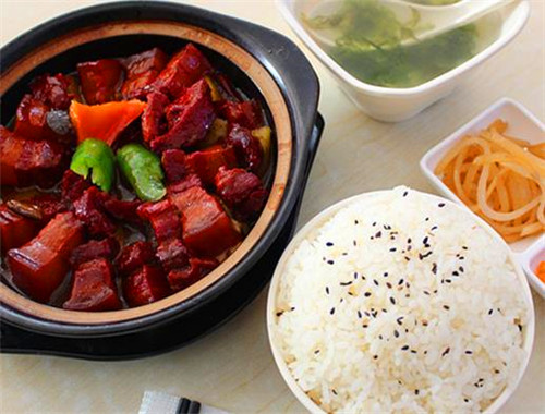 妹涵黄焖鸡米饭产品 门店图片