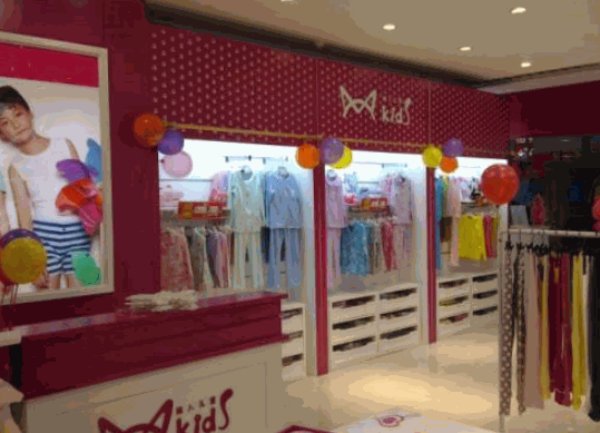 猫人儿童童装产品 门店图片