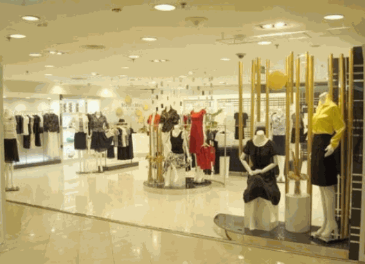 玫而美女装产品 门店图片