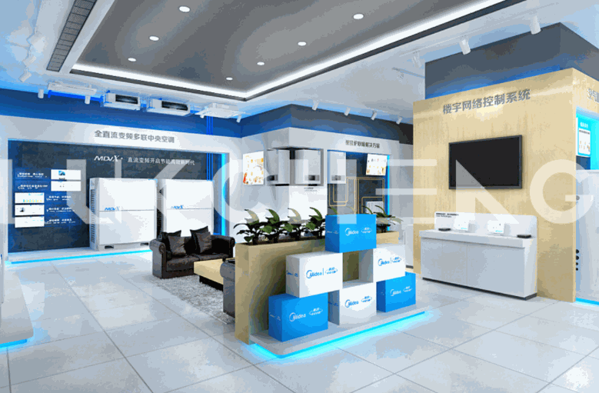 美的空调产品 门店图片