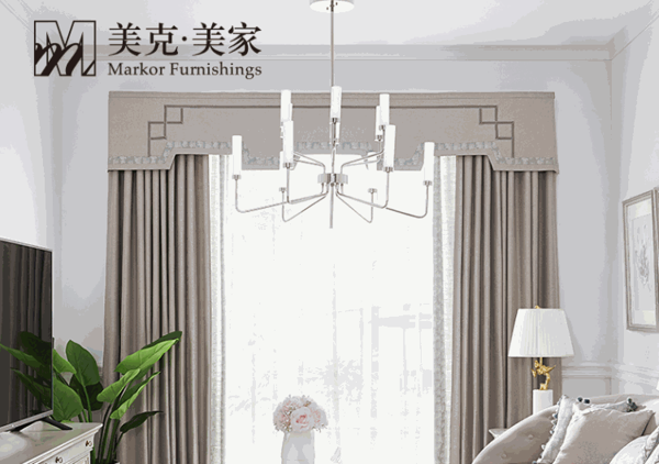 美克美家窗帘产品 门店图片