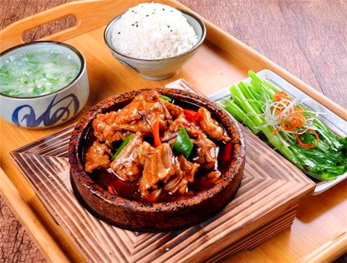 美颐鲍汁排骨饭产品 门店图片
