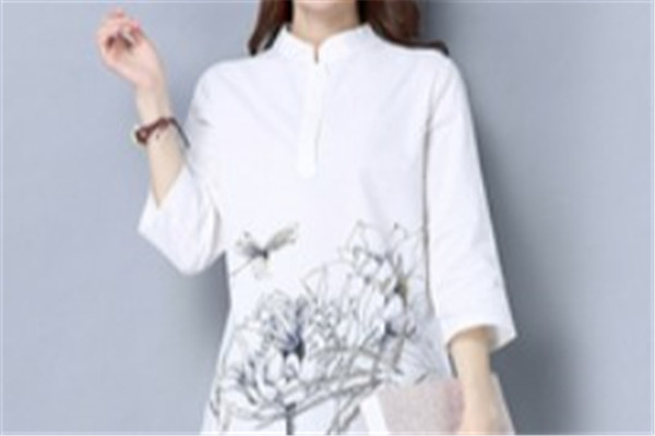 麻料女装产品 门店图片