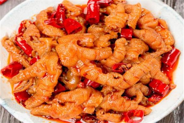 麻辣脱骨鸡爪产品 门店图片