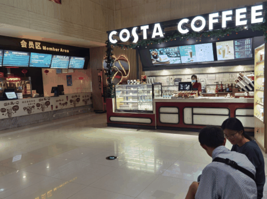 costa咖啡店