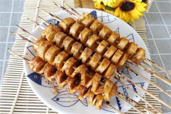 秦记烤面筋产品 门店图片