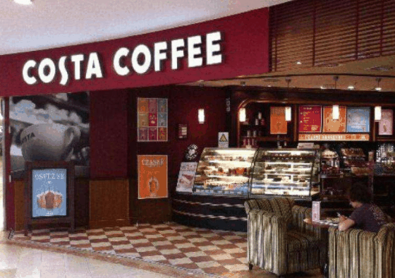 costa咖啡店
