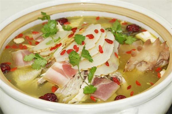 天麻火腿鸡火锅产品 门店图片