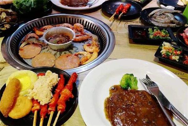 碳烤麻里牛排海鲜自助产品 门店图片