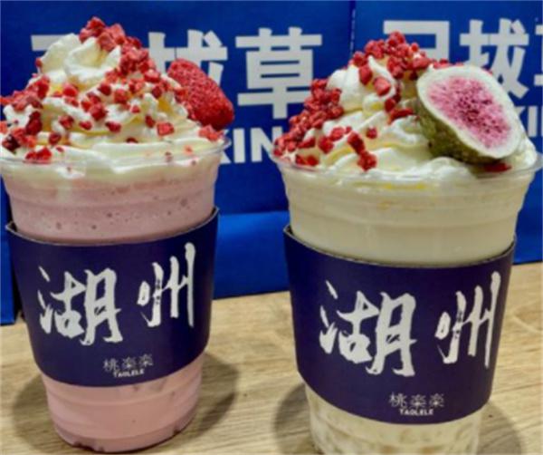桃乐乐奶茶产品 门店图片