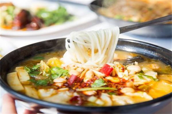 鲜爽酸菜鱼粉产品 门店图片