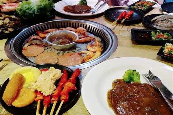 阿利与艾德炭烤麻里牛排海鲜自助烤肉