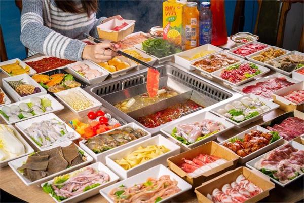 润百年量贩式火锅超市产品 门店图片