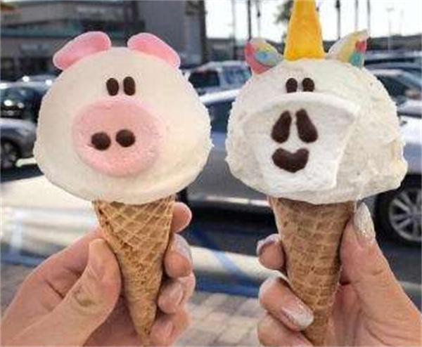 晓可爱冰激凌产品 门店图片