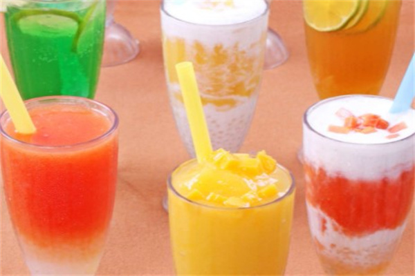 夏天冷饮产品 门店图片