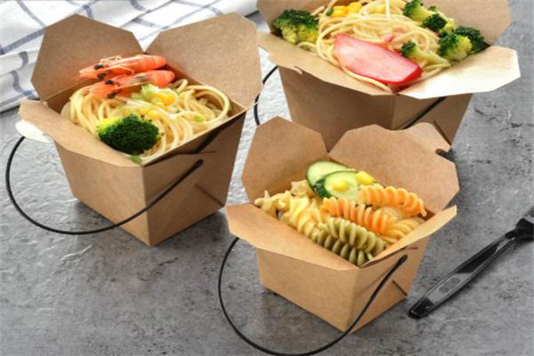 圆纸盒炒饭产品 门店图片