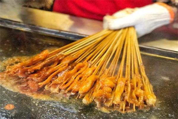鸭小豆秘制烤鸭肠产品 门店图片