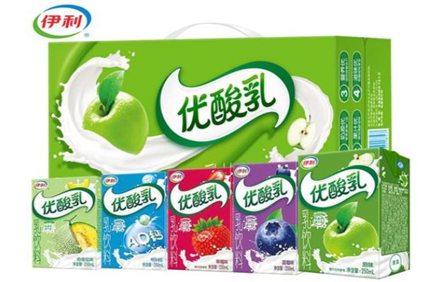伊利酸奶产品 门店图片
