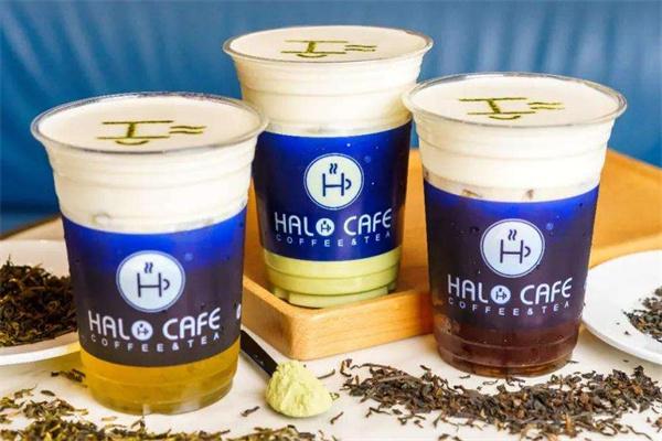halo奶茶产品 门店图片