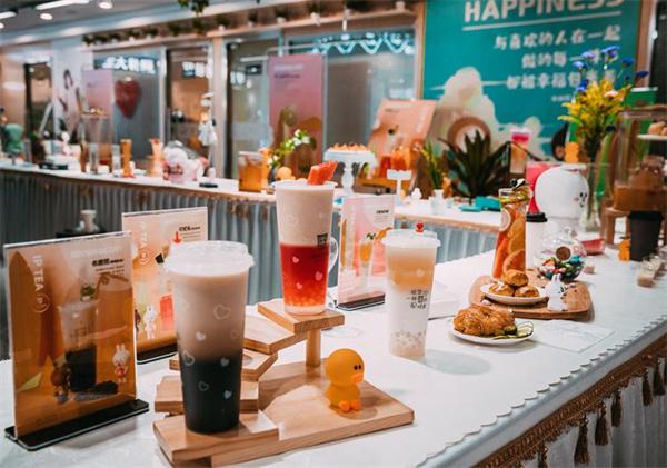 布朗奶茶店产品 门店图片