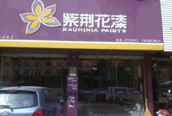 紫荆花乳胶漆产品 门店图片