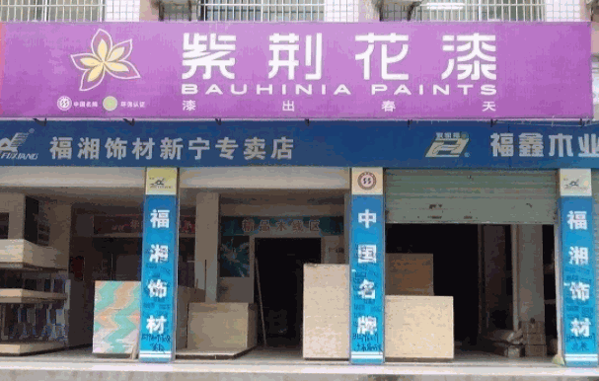 紫荆花乳胶漆产品 门店图片