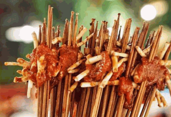 邹村姑鲜牛肉串串产品 门店图片